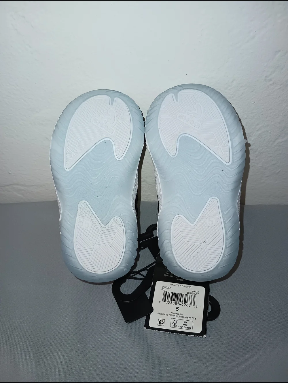 Baby Walker Shoes in Black & White with Easy Hook-and-Loop Closure